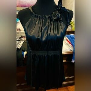 BCBG Maxazria Black Silk Top